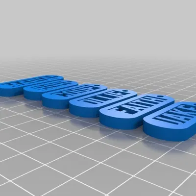 Thẻ tên 3D cho học sinh trong lớp học