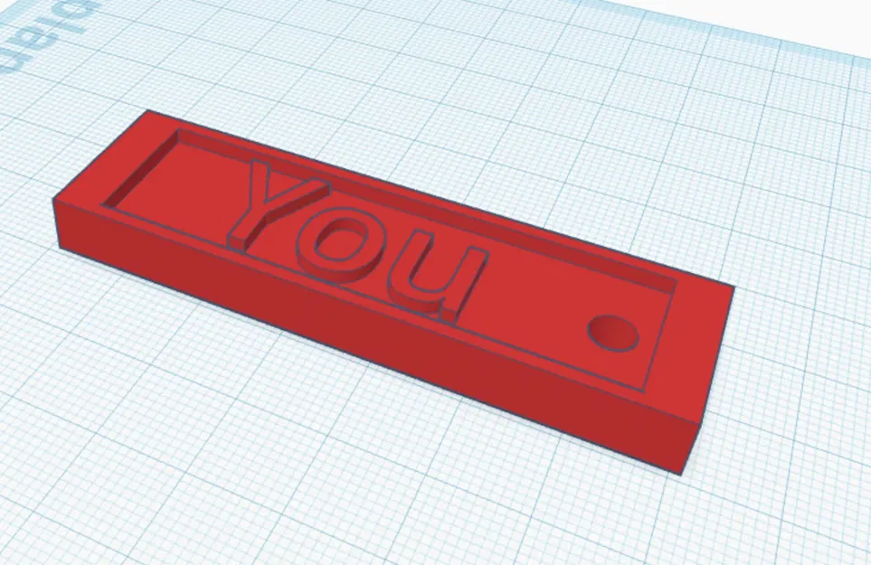 Thẻ tên tùy chỉnh với lỗ treo chìa khóa 5mm - Image 1