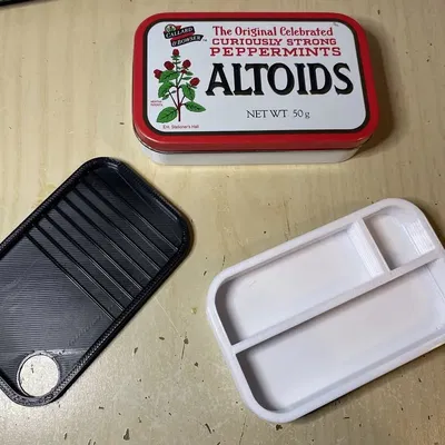 Khay giữ linh kiện và khay ghim Altoid