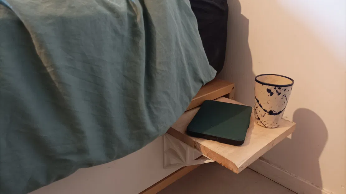 Giá đỡ kiểu kệ cho giường Mandel của Ikea - Image 3