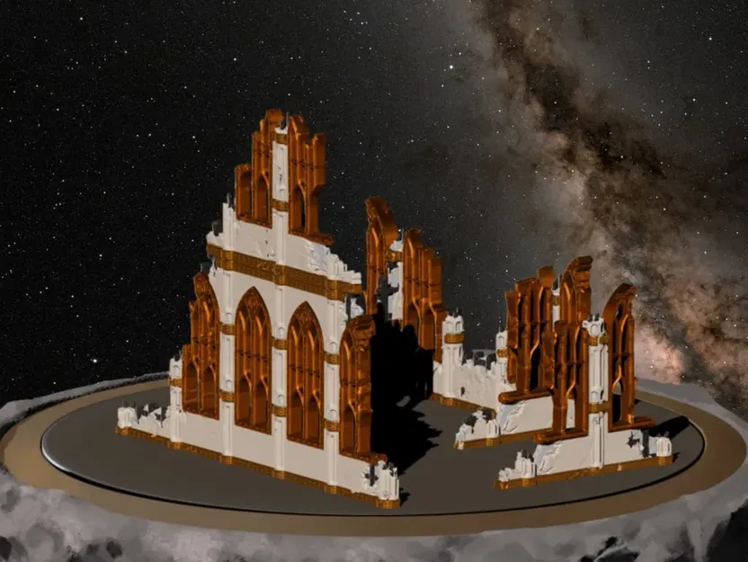 Xây Dựng Chiến Trường - Địa Hình Sci-Fi Tối Tăm - Image 1