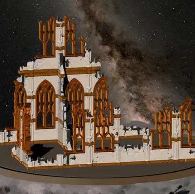 Xây Dựng Chiến Trường - Địa Hình Sci-Fi Tối Tăm