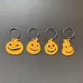 Móc khóa bí ngô Halloween với thiết kế đơn giản - Thumbnail 1
