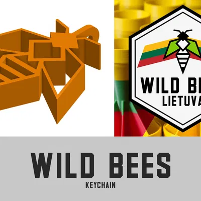 Móc khóa Cộng đồng Ong Hoang