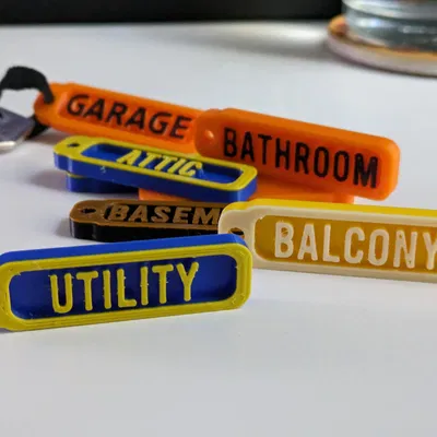 Móc khóa đơn giản tùy chỉnh cho mọi không gian phòng