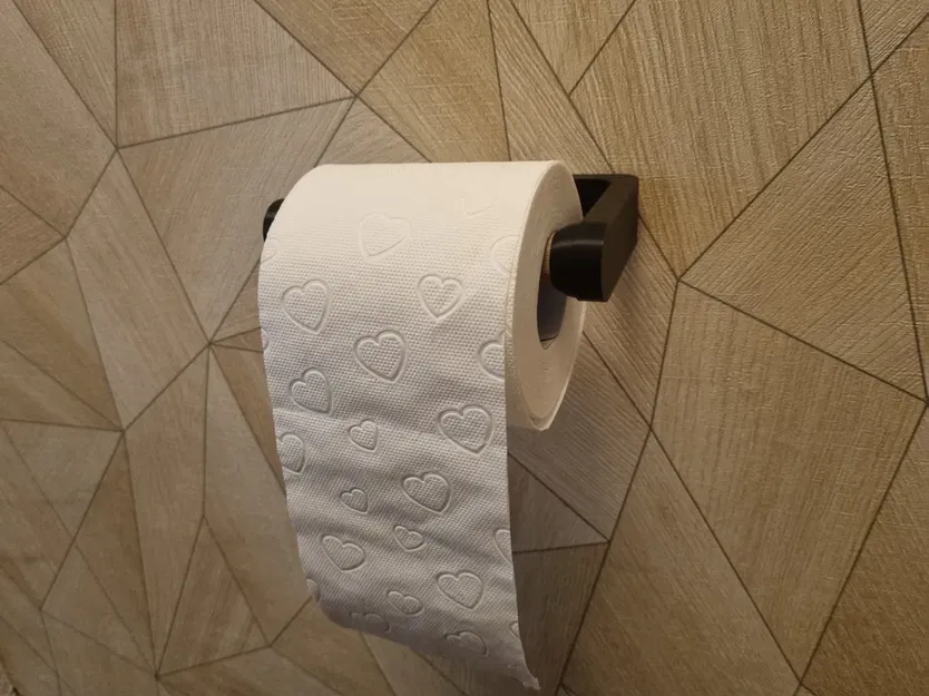 Giá đỡ giấy vệ sinh bằng gỗ cho phòng tắm - Image 2