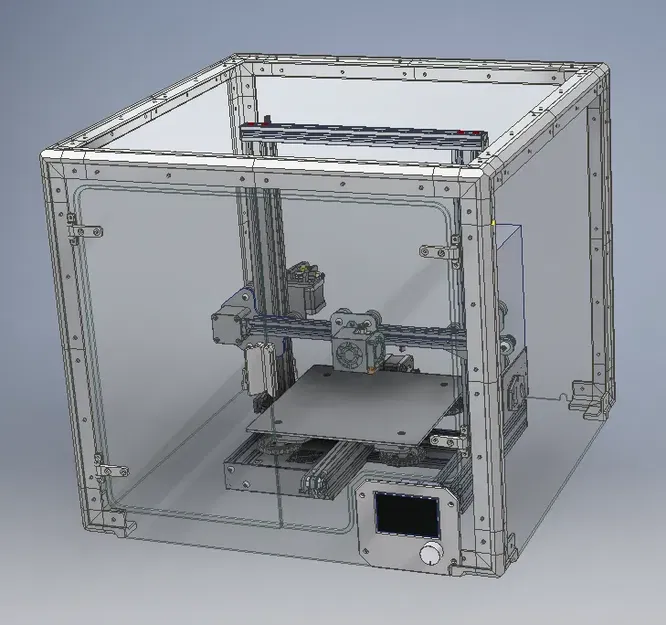 Tủ bảo vệ máy in 3D Ender 3 bằng nhựa acrylic - Image 2