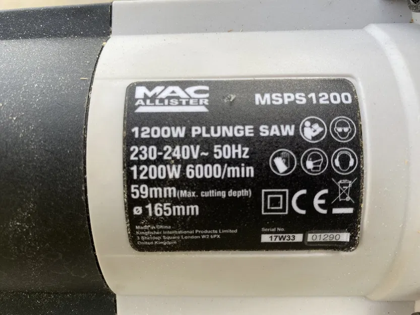 Cam căn chỉnh cho máy cắt MacAllister MSPS1200 - Image 4