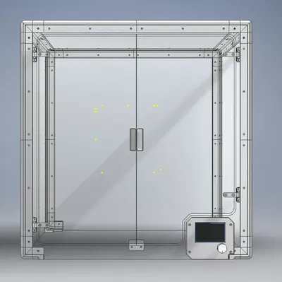 Hộp bảo vệ máy in 3D Ender 3 Max bằng acrylic