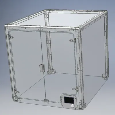 Hộp bảo vệ máy in 3D Ender 3 Max bằng acrylic