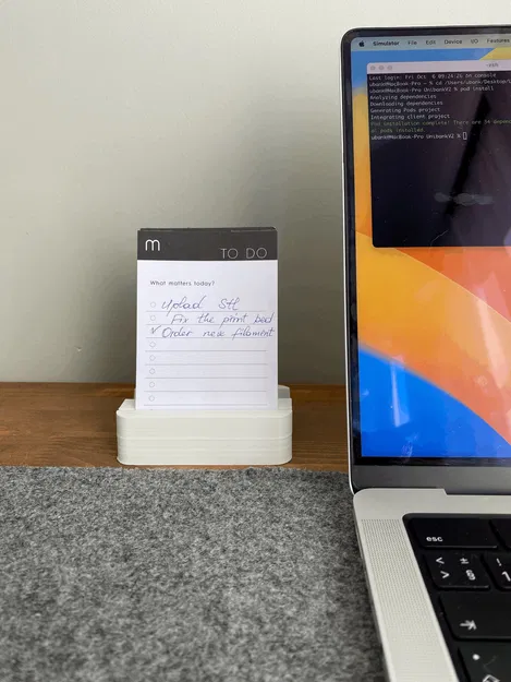 Giá đỡ ghi chú và danh sách việc cần làm với ngăn bổ sung - Image 1