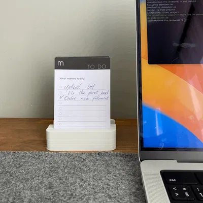 Giá đỡ ghi chú và danh sách việc cần làm với ngăn bổ sung