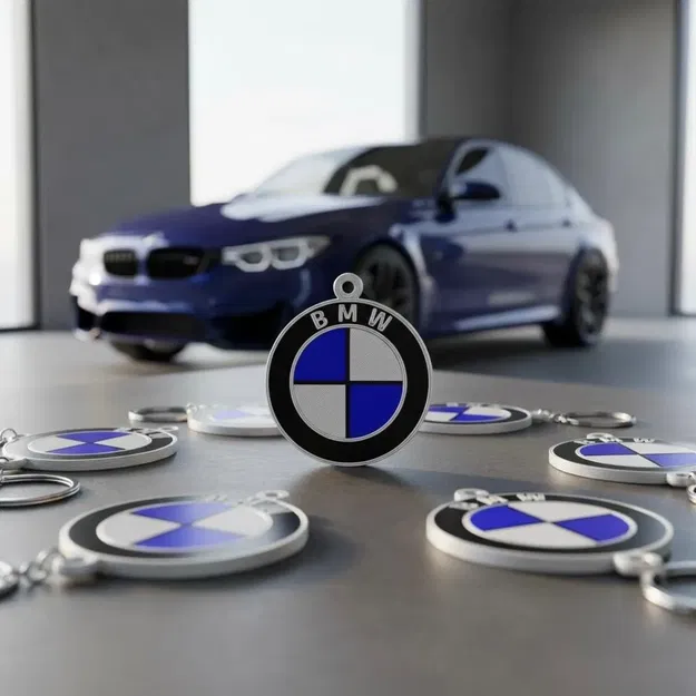 Móc chìa khóa hình logo BMW cho bộ sưu tập của bạn - Image 1