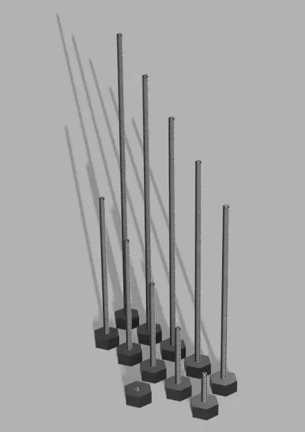 Bộ ốc vít M2 dài từ 100mm đến 10mm - Image 2