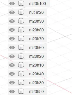 Bộ ốc vít M2 dài từ 100mm đến 10mm - Image 3