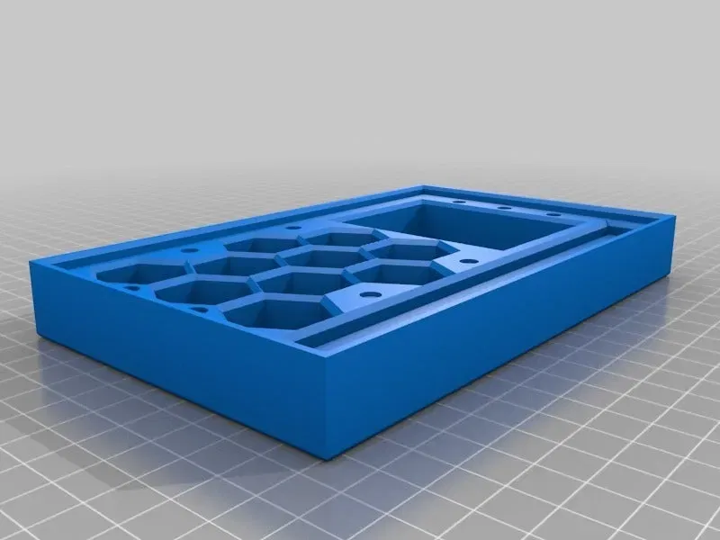 Hộp xí ngầu kèm đế giữ bút chì và miniatures - Image 5