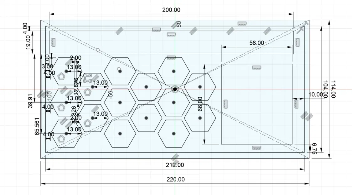 Khay đựng xúc xắc, mini và bút chì với nam châm 3mmx2mm - Image 2