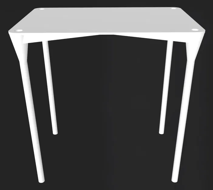 Bàn cạnh giường xếp chồng với chân dày - Image 1