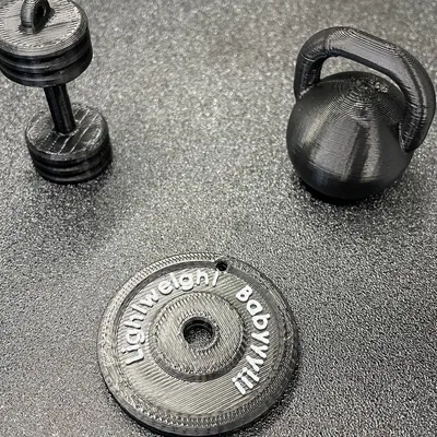 Móc khóa thể hình biểu tượng cho phòng tập gym