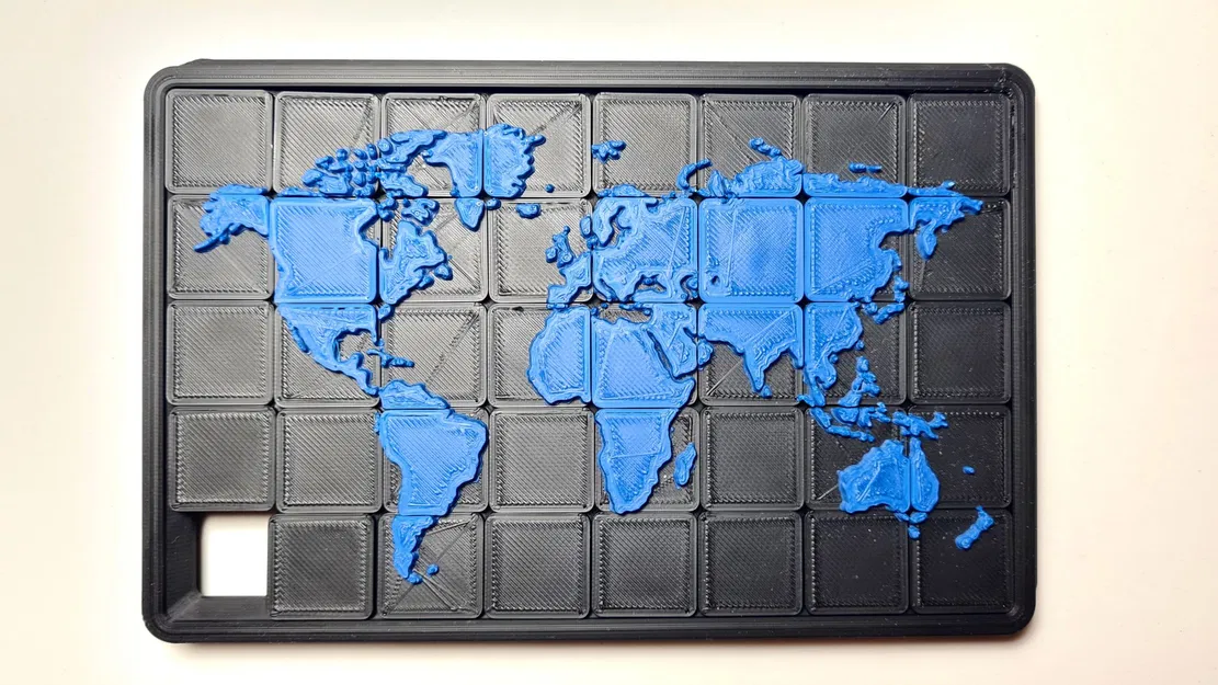 Câu đố trượt bản đồ in sẵn từ thời thơ ấu - Image 2