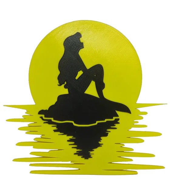 Trang trí tường nàng tiên cá Disney nhiều màu sắc - Image 5