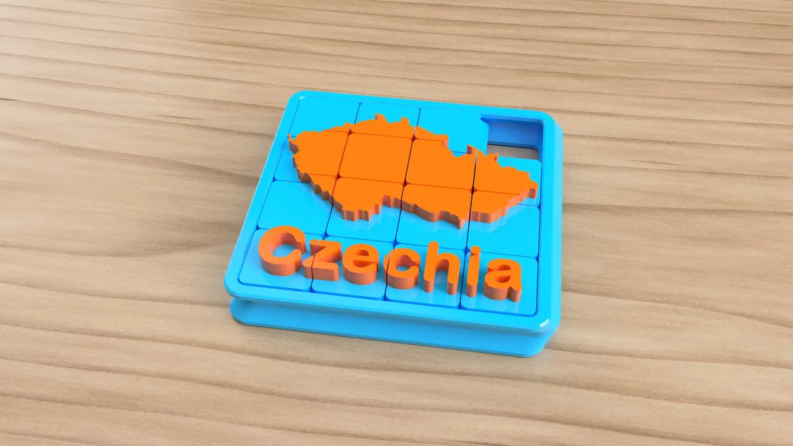 Câu đố trượt bản đồ in sẵn từ thời thơ ấu - Image 4