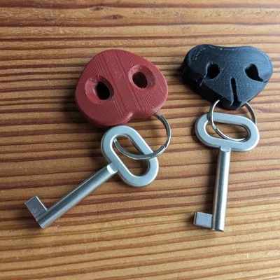 Chìa khóa hình mũi động vật dễ thương