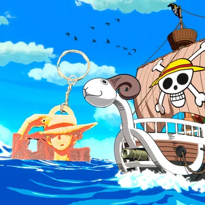Móc khóa Luffy trong One Piece được chế tác bằng HueForge