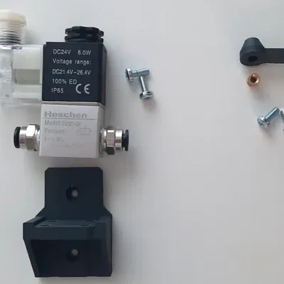 Giá đỡ van điện từ 2V025 cho máy nén khí