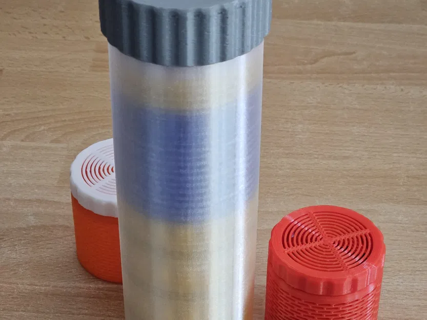 Đồ chứa gel silica kín khí với nắp vặn và gioăng TPU - Image 1