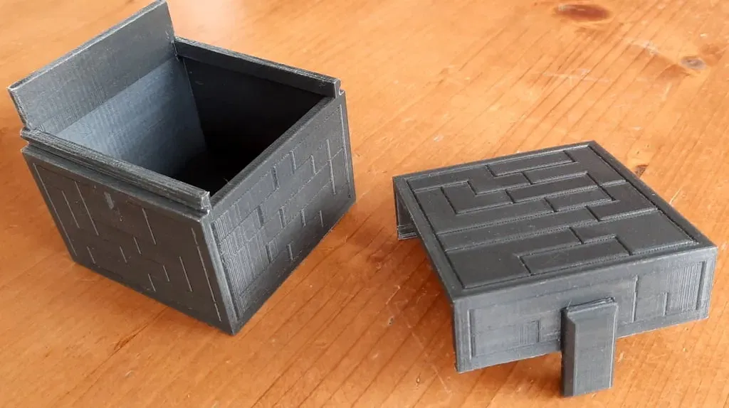 Hòm kho báu phong cách Minecraft kích thước 7,5cm - Image 5