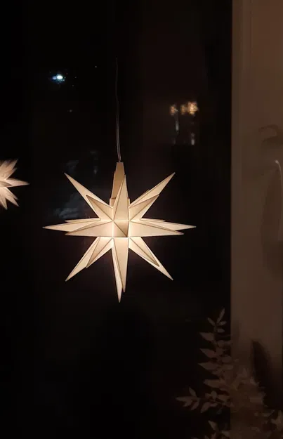 Máng đèn thay thế cho ngôi sao Herrnhuter mùa hè - Image 2