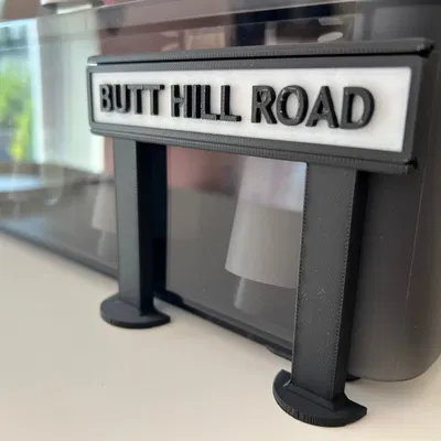 Biển báo tên đường tùy chỉnh theo phong cách Anh Quốc
