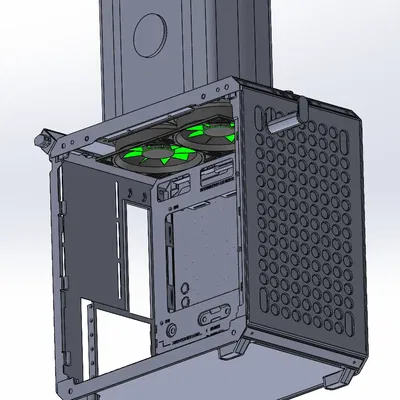Máy sấy filament và giá đỡ cuộn cho Qube 500