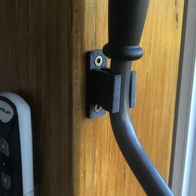 Kẹp tay quay gắn tường bằng PETG