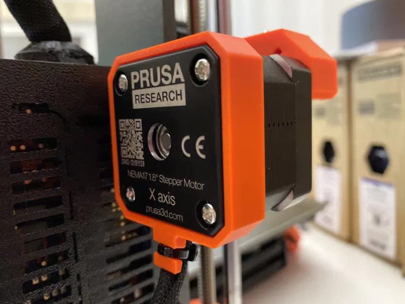 Bảo vệ cáp động cơ X cho máy in 3D Prusa MK3/MK4 - Image 1