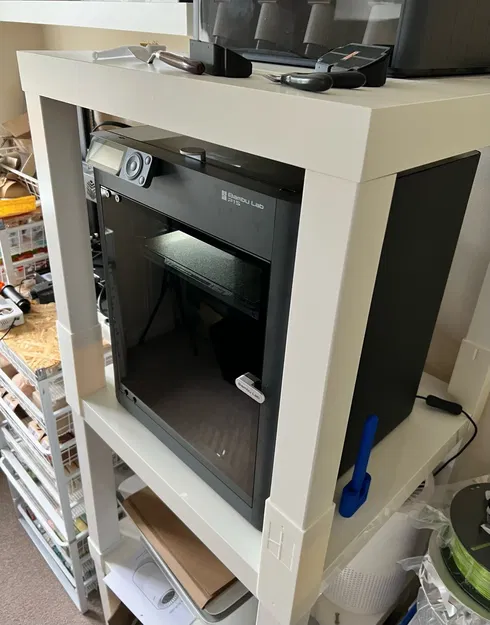 Mở rộng chân bàn Ikea Lack 100/150mm cho Bambu P1S+AMS - Image 2