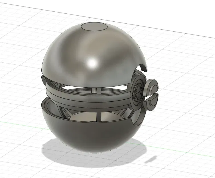 Quả cầu Poké với thiết kế mở và bên trong chi tiết - Image 6