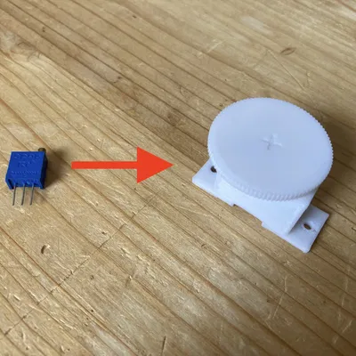 Bộ chuyển đổi trimmer sang potentiometer với núm xoay