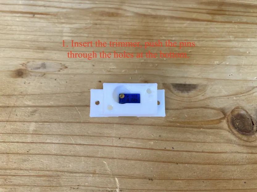 Bộ chuyển đổi trimmer sang potentiometer với núm xoay - Image 3