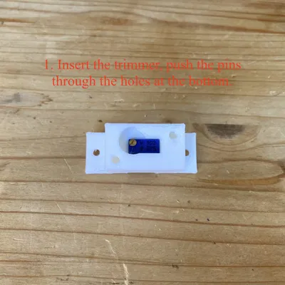 Bộ chuyển đổi trimmer sang potentiometer với núm xoay