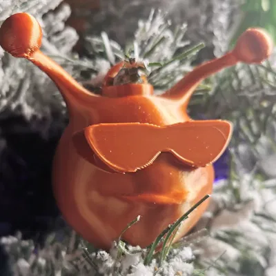 Đầu trang trang trí Giáng sinh hình đầu Big Earl