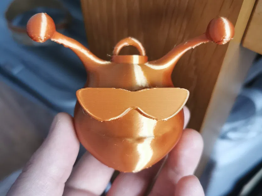 Đầu trang trang trí Giáng sinh hình đầu Big Earl - Image 2