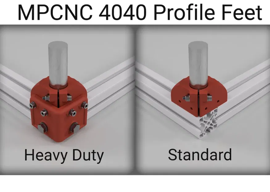 Chân đế cho MPCNC Burly hoặc Primo với phụ kiện nặng 4040 - Image 1