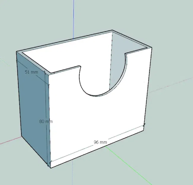 Giá đỡ cáp và đế cho đồng hồ đa năng PC Cooler Master QUBE 500 - Image 1