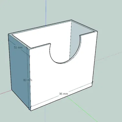 Giá đỡ cáp và đế cho đồng hồ đa năng PC Cooler Master QUBE 500