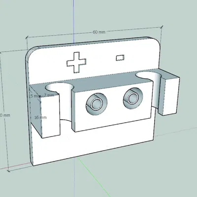 Giá đỡ cáp và đế cho đồng hồ đa năng PC Cooler Master QUBE 500