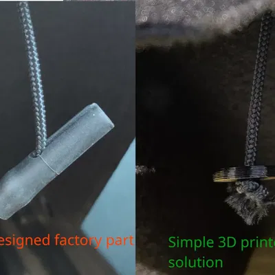 Nắp đậy khoang hành lý Dacia Duster 2018 với vòng đệm thay thế