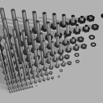 Bộ vít, đai ốc và vòng đệm đa năng