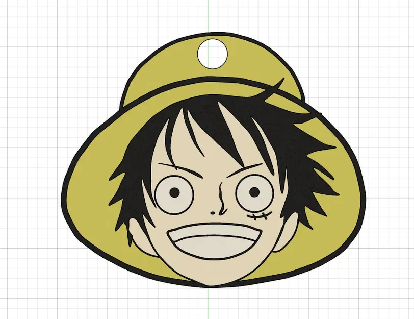 Móc khóa Luffy từ bộ truyện One Piece - Image 1